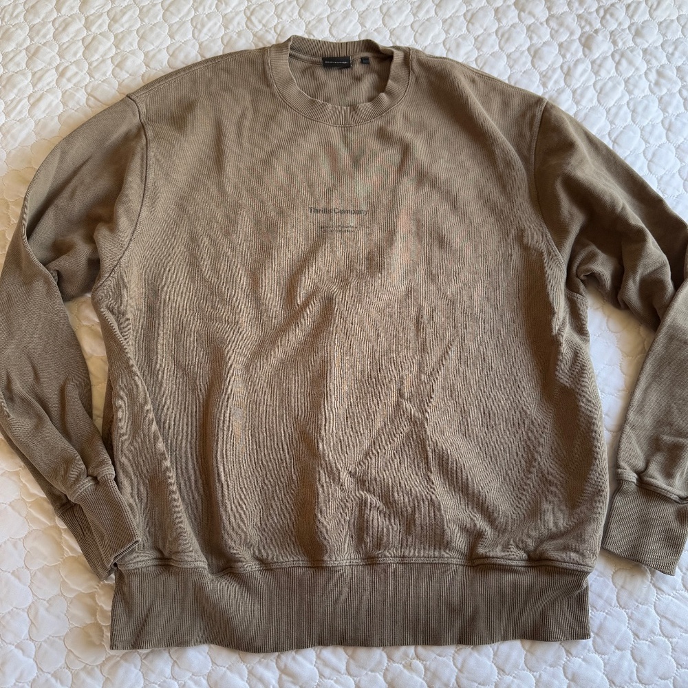 Thrills Crew Neck Organic Cotton Sweatshirt Size‎ Small